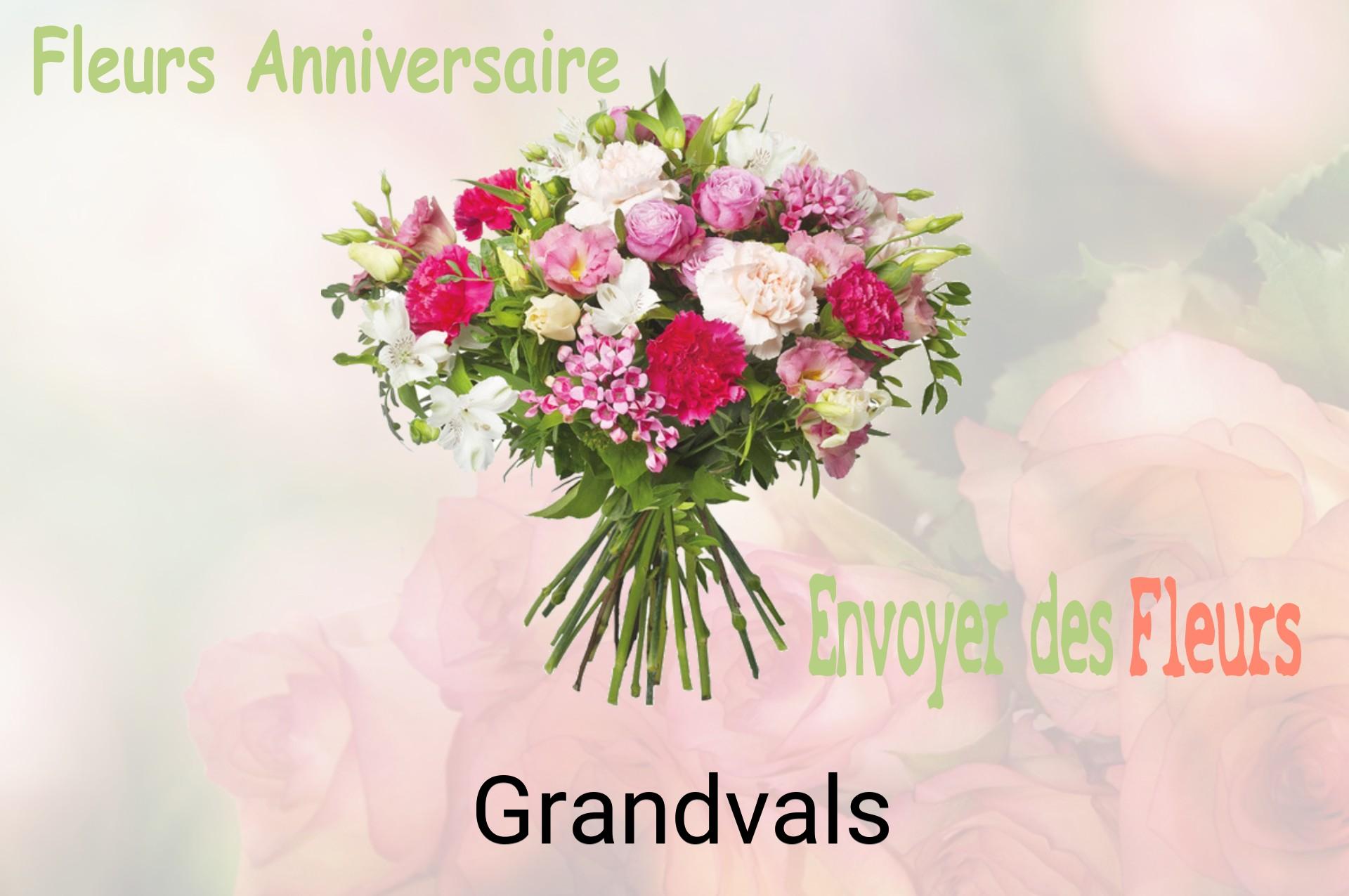 Bouquet de fleurs d’anniversaire livré à Grandvals