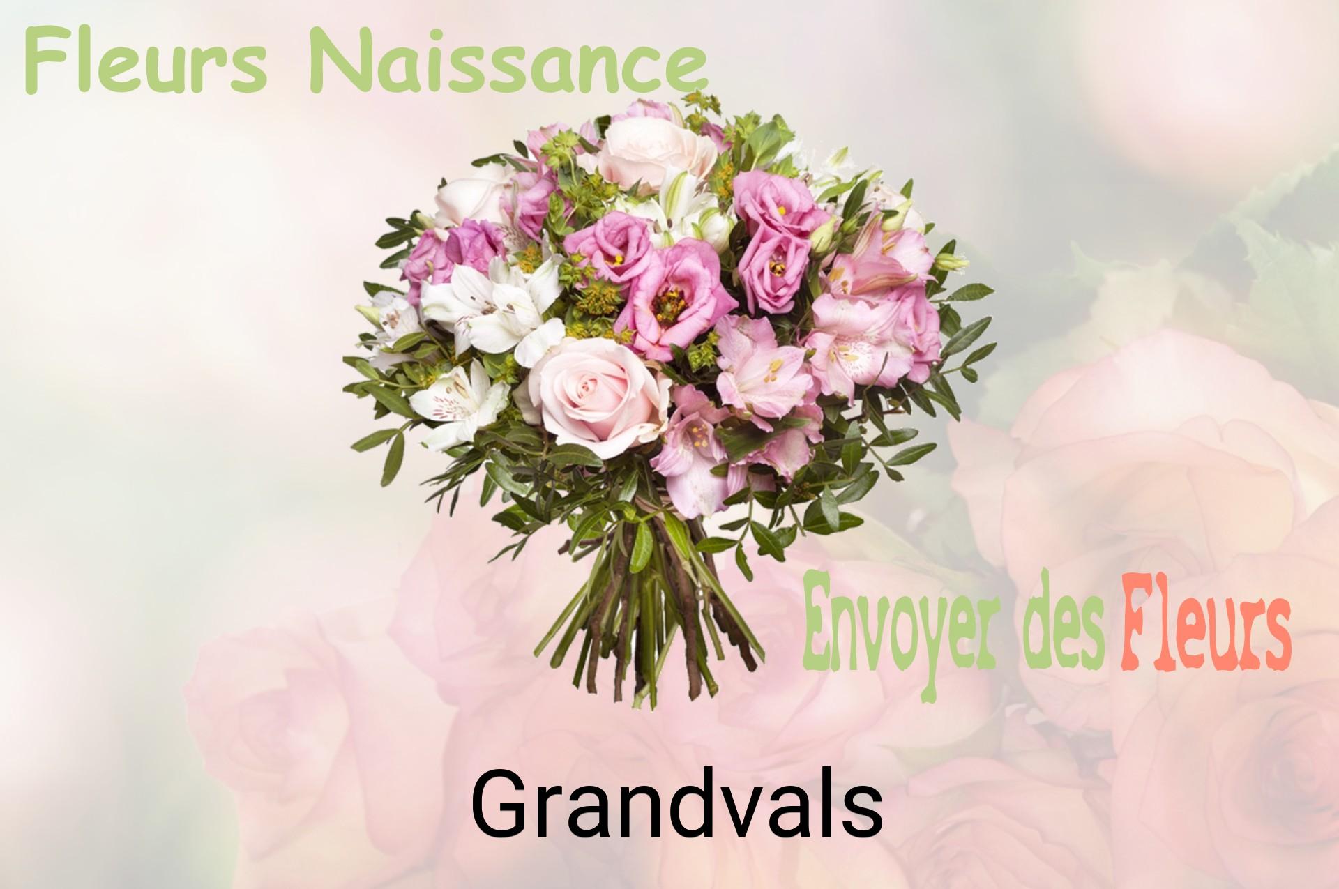 Bouquet de fleurs de naissance livré à Grandvals